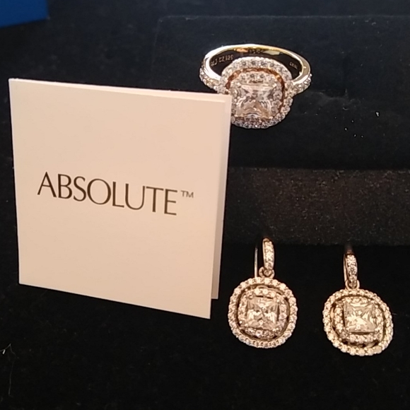 Absolute Jewelry New Absolute Ring And Earring Set By Hsn Poshmark
